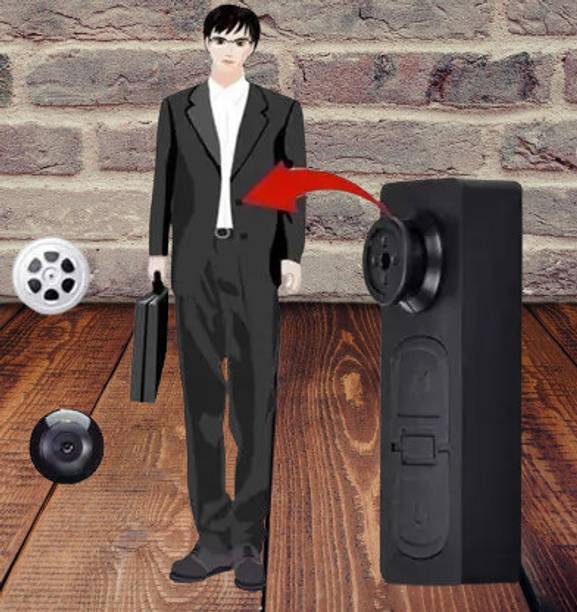 SKY HUB Stealth Button Camera – HD Video & Audio Recorder with 32GB Memory Support Spy Camera