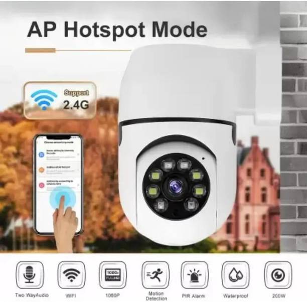 SATTOBISION Bulb Shape PTZ V380 Pro | Indoor 360° Spy Camera wifi camera Security Camera
