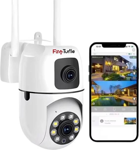 फायर टर्टल 4+4MP Wireless CCTV Camera|360° Rotation|Dual Light Night Vision| सिक्योरिटी कैमरा