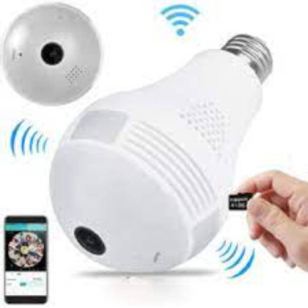 SACRO AS_527A_Camera with Night Vision 360 Degree Small Bulb Cameras Security Camera Security Camera