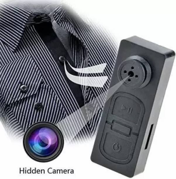 PERAMISYM Button Spy Camera HD Audio Video Recorder 720p Hidden Cameras Mini Spy Button Spy Camera