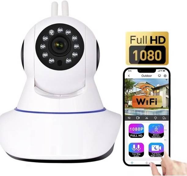 OSQD Full HD Wireless CCTV Cam | Night Vision | Two-Way Audio | WiFi Security Camera