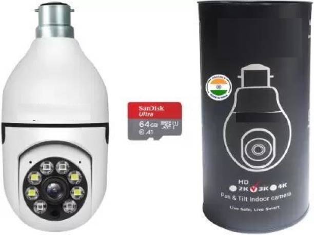 GREENEYE TECHNOLOGY WiFi CCTV Wireless Bulb Shape V380 Camera cctv camera indoor wifi waterproof Spy Camera