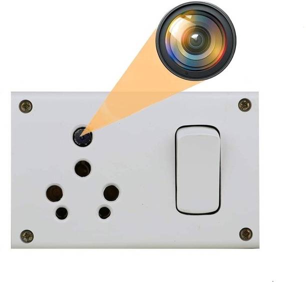 FREDI HD PLUS 4K Spy WiFi Switch Socket Camera Full HD Audio Video Recording Camera Security Camera