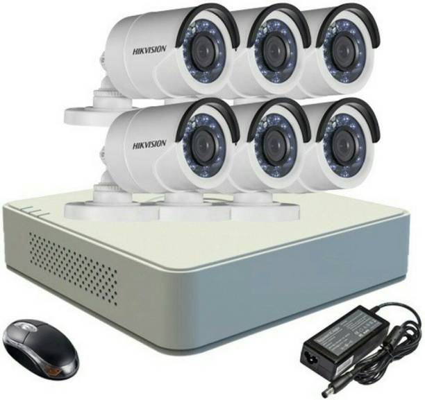 HIKVISION Hikvision 8CH DVR DS-7A04HGHI-F1/N OR DS-7A04HGHI-F1/ECO 1PCS AND BULLET 720P DS-2CE1ACOT-IRP OR DS-2CE1ACOT-IRP/ECO 06 PCS Security Camera