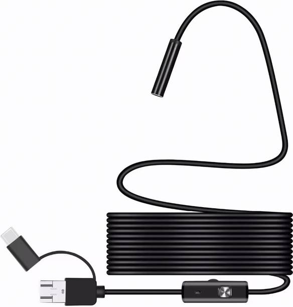 Home Trade 3 in1 USB Endoscope, Boroscope, Inspection Video Camera With Adjustable 6 LED. Security Camera