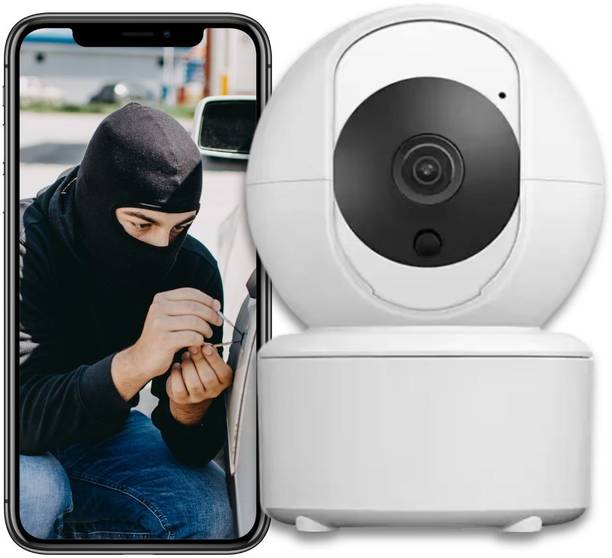 OneXsale Indoor PTZ WiFi Camera 360° FHD Live View Two-Way Audio Night Vision Security Camera