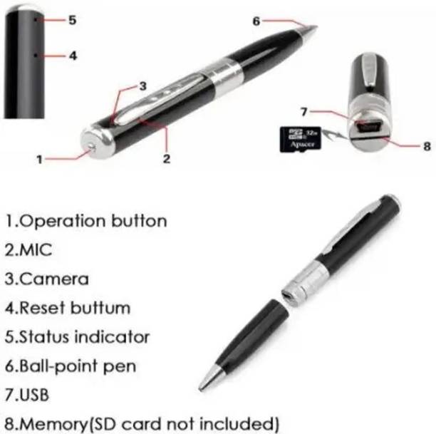 SNARIYOVSN Spy Pen Camera Portable HD Video Recorder Model 4 Spy Camera
