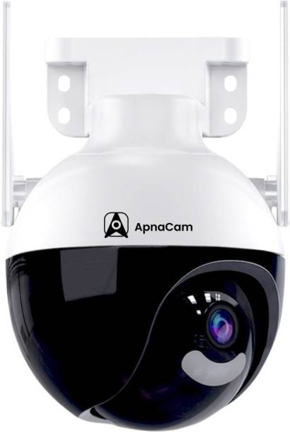 ApnaCam FHD DOME PTZ Wi-Fi Alarm Motion Alert Color Night Vision 2-Way Audio 360°Outdoor Security Camera