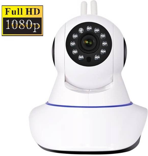 Bzrqx CCTV WiFi Wireless PTZ Camera 1080p Night Vision 360° Live View TwoWay Audio Security Camera