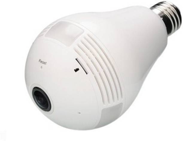 SKY HUB HD V380 Pro Fisheye 360° Panoramic Wireless CCTV WiFi Camera and Smart LED Bulb Security Camera