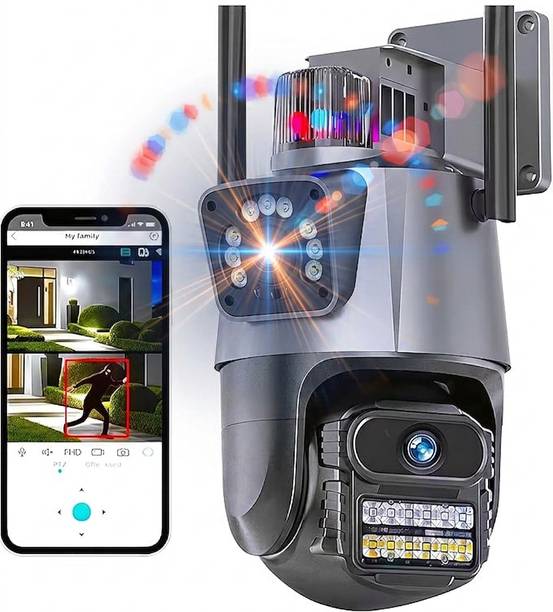 Divine creation Smart Wifi CCTV Camera with AI Human Detection and Alerts Security Camera