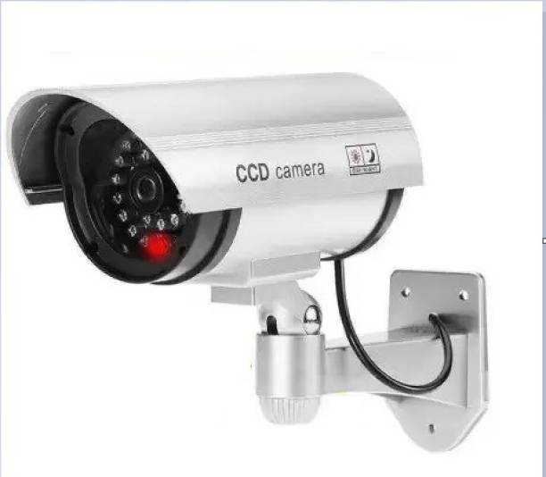 nunki trend CCTV Blinking LED Dummy Fake Security Wall Camera (Batteries Not Included) Security Camera