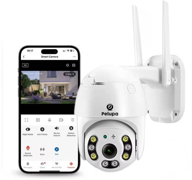 Pelupa 360° Smart Home Office WiFi Camera Outdoor PTZ CCTV Security Camera