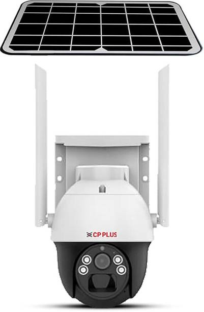 CP PLUS CP-Z44R 4MP 4G Solar Panel and 18000maH Battary, Pan Tilt Zoom, Water Proof, Security Camera