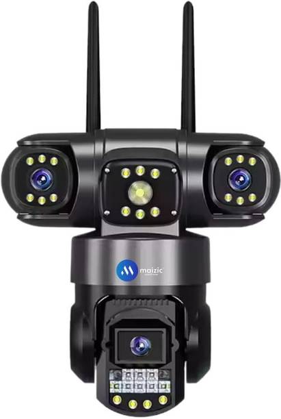 Maizic Smarthome Batman Black 3in1 WiFi CCTV (5MP+5MP+5MP) Full HD 3 Lens/3 Screen View Home Security Camera