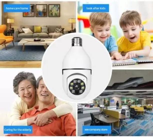 GREENEYE TECHNOLOGY WiFi CCTV Camera Wireless Bulb Shape Indoor 360° Spy Camera cctv camera for home Spy Camera