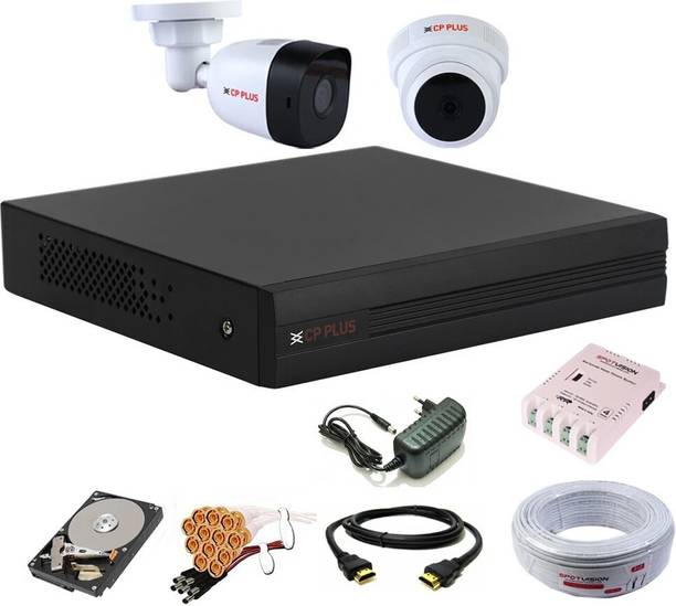 CP PLUS 4 Channal HD DVR 1080p 1Pcs,Bullet HD Camera Pl...