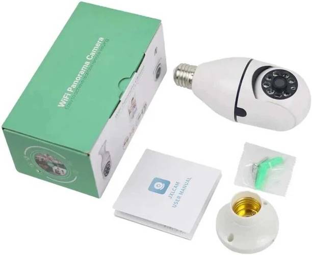 स्पाई साइट IP Network Night Vision Spy 360 Degree Cctv Camera Wifi Ptz Camera Light Bulb सिक्योरिटी कैमरा