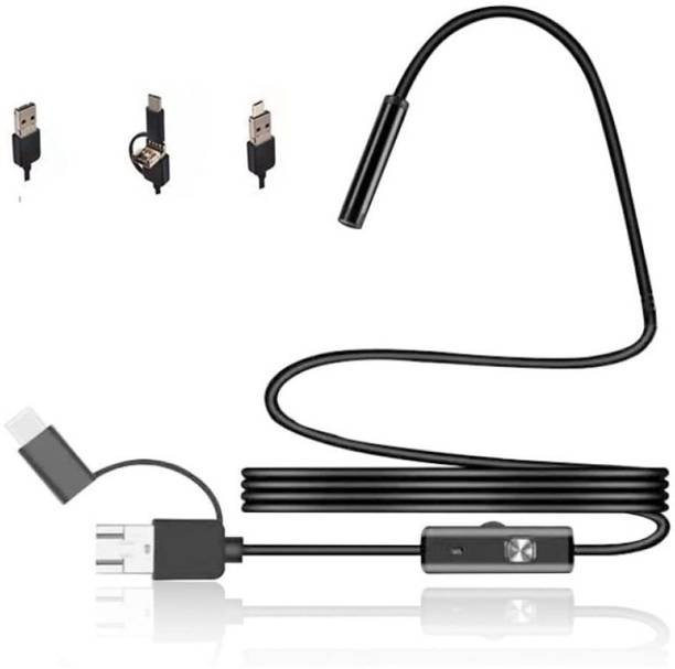 MatLogix Mobile Endoscope Camera, Type-C, 720P HD with 6 LED, 2 Meters, 7mm lens size Security Camera