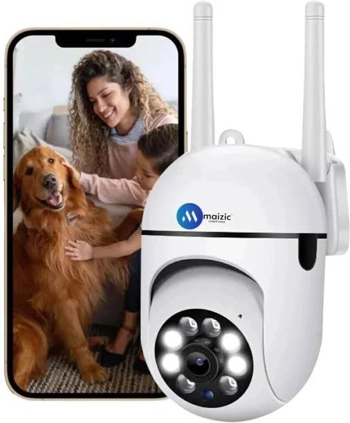 Grousale 3 MP FHD WiFi Indoor Mini Fox PTZ Color Night Vision, 360 View, Alarm, Motion Security Camera