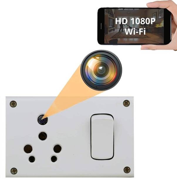 FREDI HD PLUS 4K Spy WiFi Switch Socket Camera Full HD Audio Video Recording Camera Security Camera