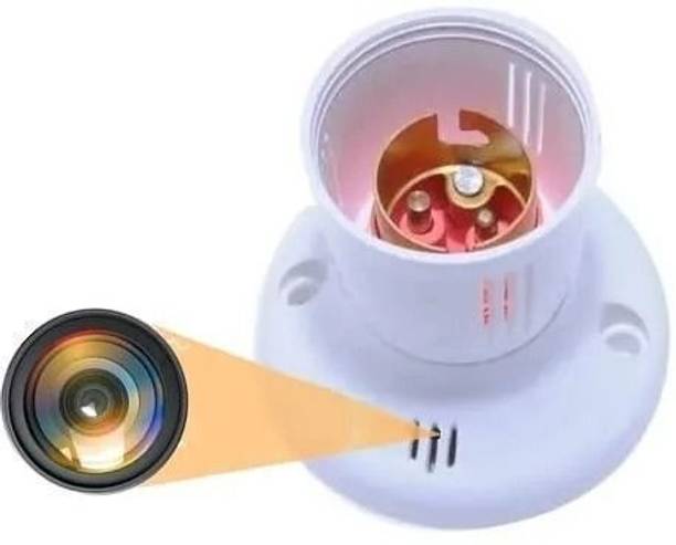 DENVY Bulb Holder Camera, Audio Video Recorder, Secret CCTV Camera for Home Security Camera