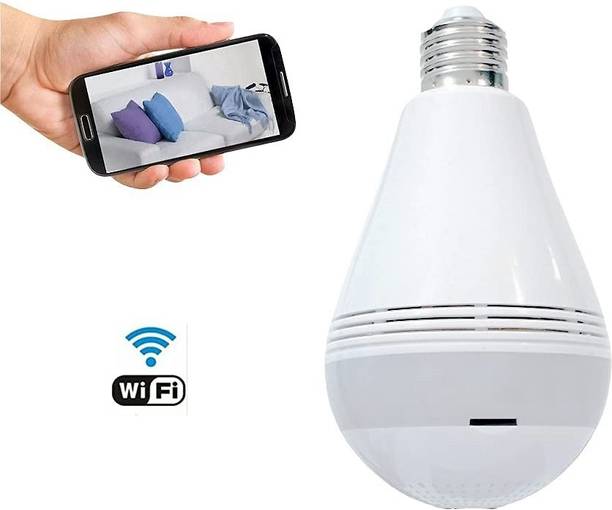 SROPX Spy Camera Wifi Bulb 360 Degree View Watch Live Hidden Wireless Spy Camera Security Camera