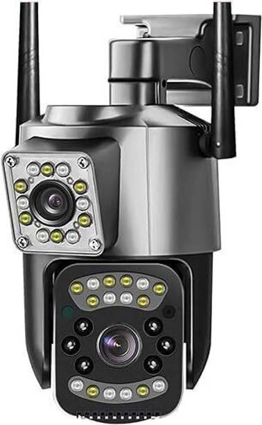 DDLC DDLC Dual Lens 4MP Full HD Outdoor PTZ WiFi Camera Security Camera