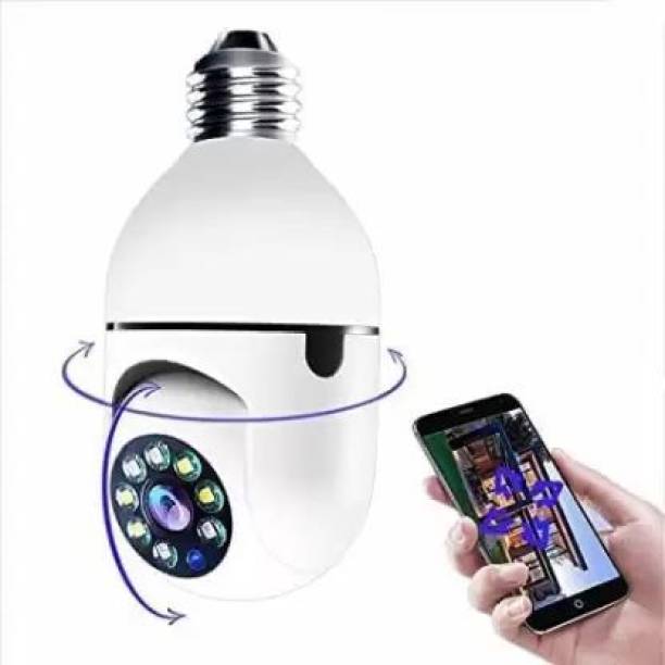 GREENEYE TECHNOLOGY Wi-Fi CCTV Camera Wireless Bulb Shape Indoor 360° Spy Camera cctv wifi Spy Camera