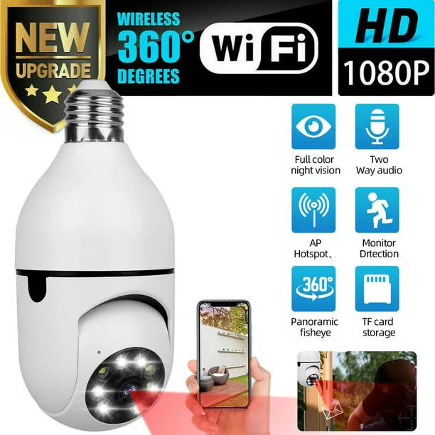 AVOIHS CCTV WiFi Wireless PTZ Camera 1080p Night Vision 360° Live View TwoWay Audio Security Camera
