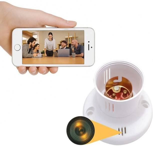 DENVY DENVY Bulb Holder CCTV Camera, WiFi Day Vision, 1080p HD Audio Video Recording Security Camera