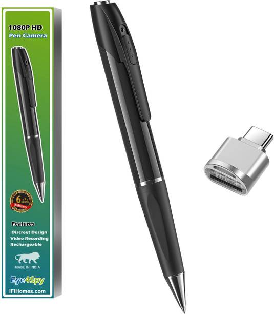 Eye4spy Hidden 1080P Full Hd Pen Camera | Spy camera pen | 128GB SD Card Supports - Security Camera