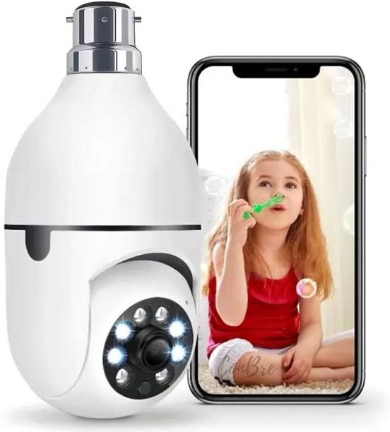 OneXsale 2mp Hd Wi-fi Bulb Shape CCTV Night Vision Outdoor Home Office Monitoring Security Camera