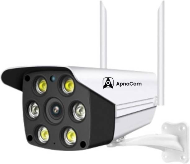 ApnaCam 3Mp WiFi SmartCamera Two-way Audio Live View Alarm Color Night Vision Waterproof Security Camera
