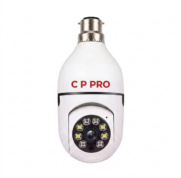 CP PRO Wireless B22 Bulb 360° HD WiFi Smart CCTV Camera | Night Vision Security Camera