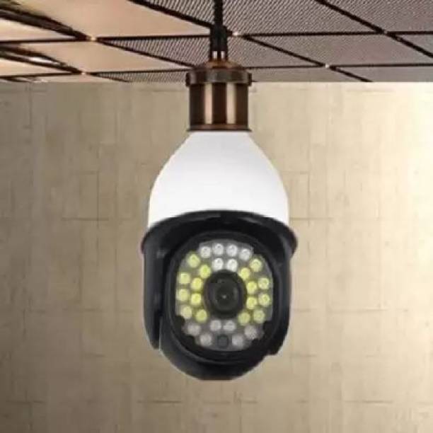 GREENEYE TECHNOLOGY Wi-Fi CCTV Camera Wireless Bulb Shape Indoor 360° Spy cctv camera indoor Spy Camera
