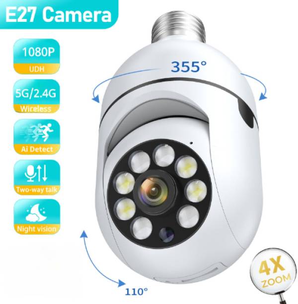 YAROH CAME32-RA183-Bulb Camera Indoor HD CCTV Wireless Camera | Security Camera Security Camera