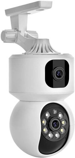 favone dual camera 3mp Full hd WiFi ptz Bulb Camera with Smart Human Motion Tracking Security Camera