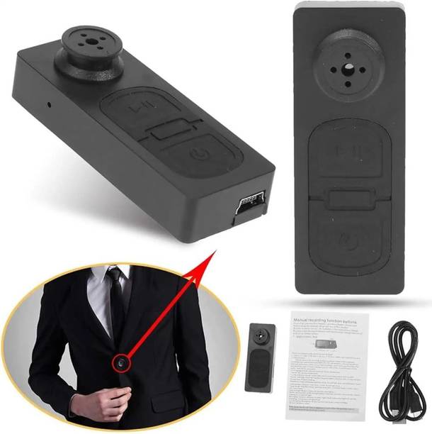 SATTOBISION Advanced Hidden Button Spy Camera with Full HD Recording and Audio Capture Spy Camera