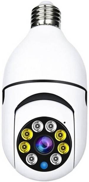 सिफाटेक V380 Pro Fisheye 360° Panoramic View 1080p Full HD CCTV Wi-Fi Camera Bulb home सिक्योरिटी कैमरा
