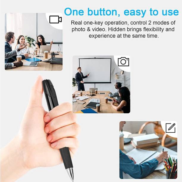 SNARIYOVSN V8 Spy Camera, HD 1080P Hidden Camera Pen Multifunctional Writing Pen Spy Camera Security Camera