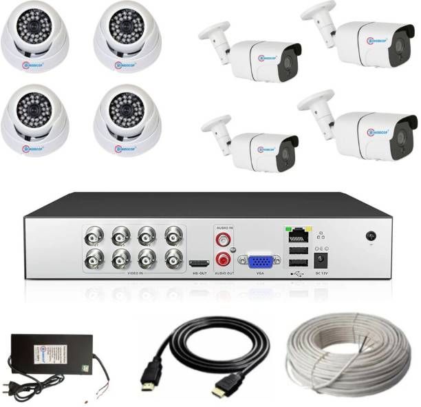 HIDDCOP 8 CHANNEL CCTV SETEP COLORvu Security Camera