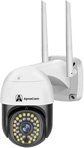 ApnaCam 3Mp Twoway Audio Motion Detection Alarm SD Card Recording Live View Night Vision Security Camera