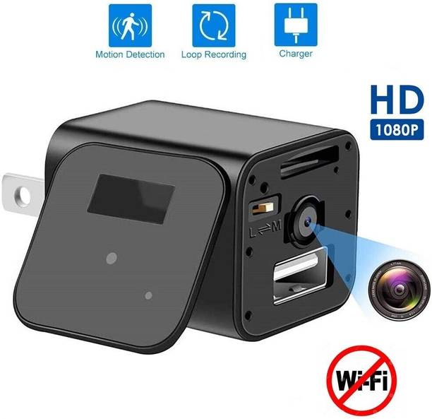 OSHSIZ 1080p HD Plug USB Charger Spy Hidden Camera 64GB SD Card Support2 Mode Recording Security Camera
