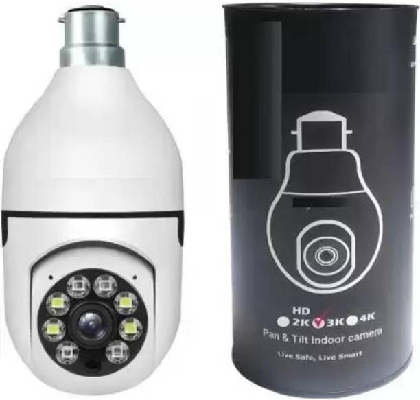 PERAMISYM WiFi CCTV Came Wireless Indoor Camera bulb shape bulb watch wireless camera spy Security Camera