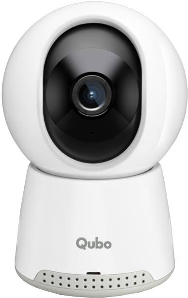 Qubo Smart Cam 360 Q100 by HERO GROUP 3MP 1296p WiFi CCTV 2 Way Talk Night Vision Security Camera