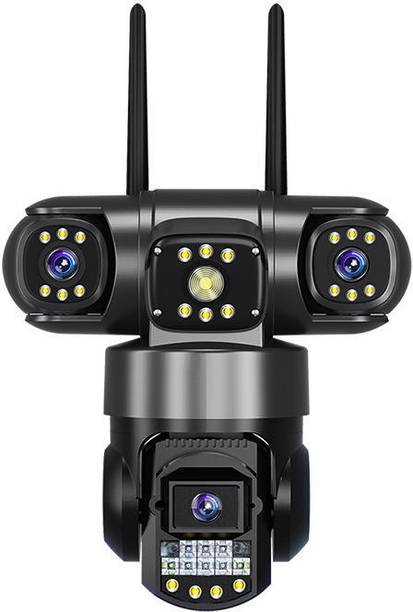 VisionCam 8+8+8MP FHD WIFI Outdoor CCTV Camera | 360° Pan & Tilt | Color Night Vision Security Camera