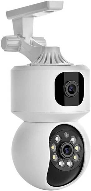 favone dual camera 3mp Full hd WiFi ptz Bulb Camera with Smart Human Motion Tracking Security Camera