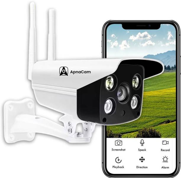 ApnaCam 5MP FHD WiFi Bullet | IP66 Waterproof | Night Vision | Motion Alert Security Camera